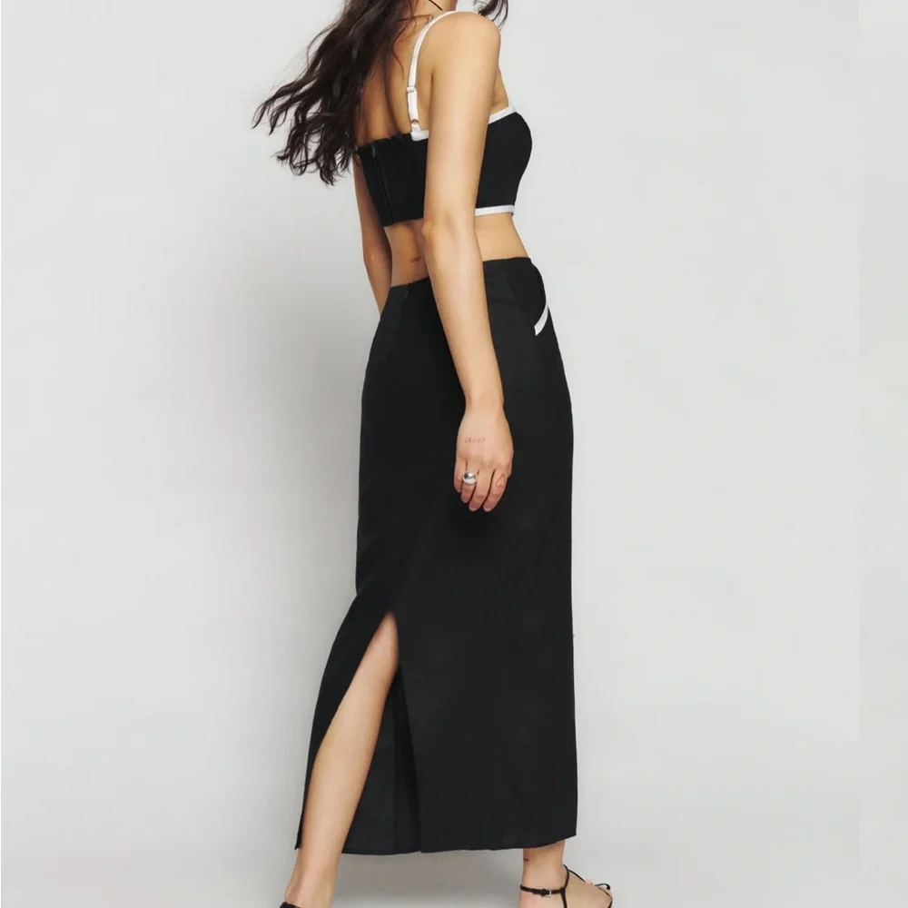 Reformation Elena Linen Two Piece